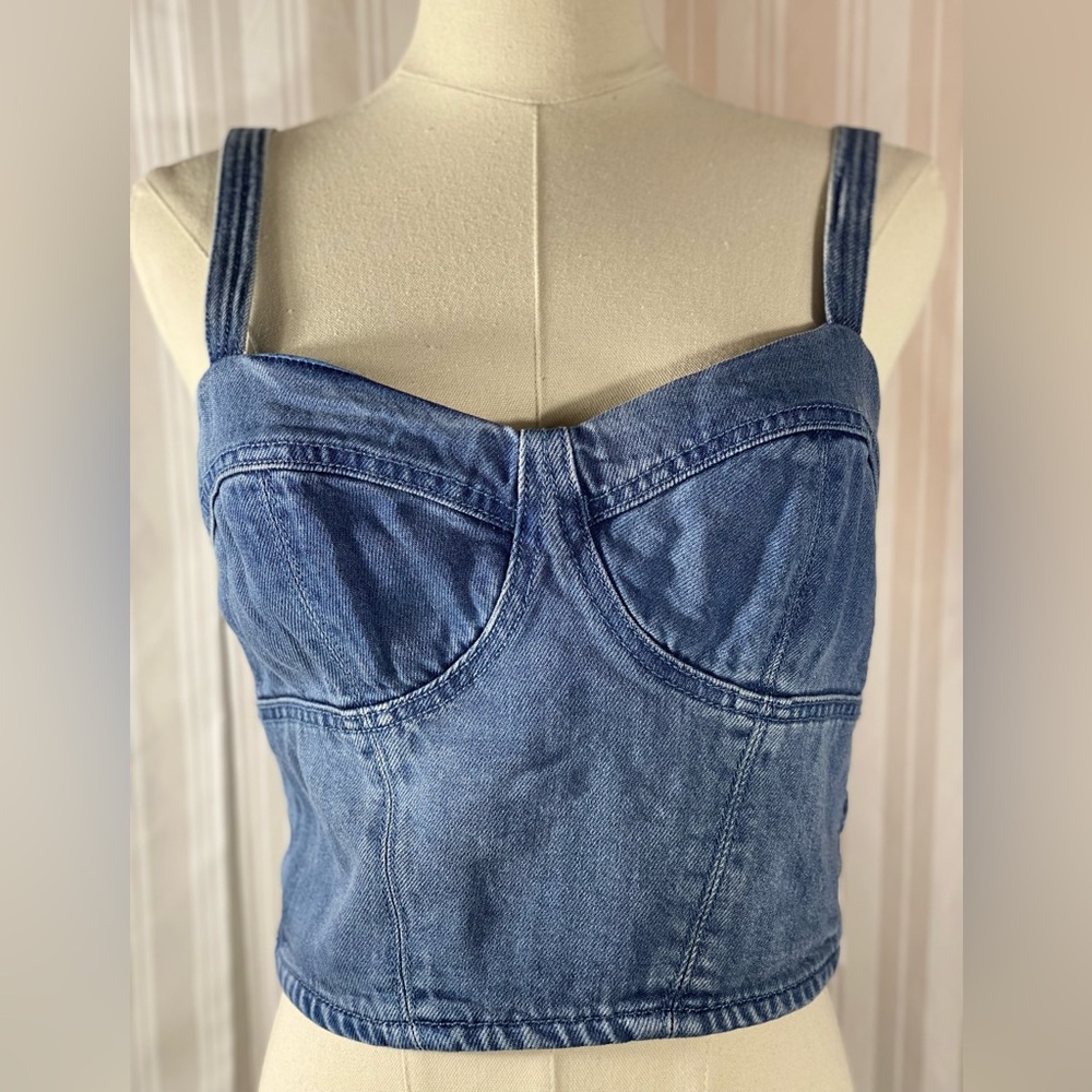 Young Fabulous and Broke Denim Top in Small